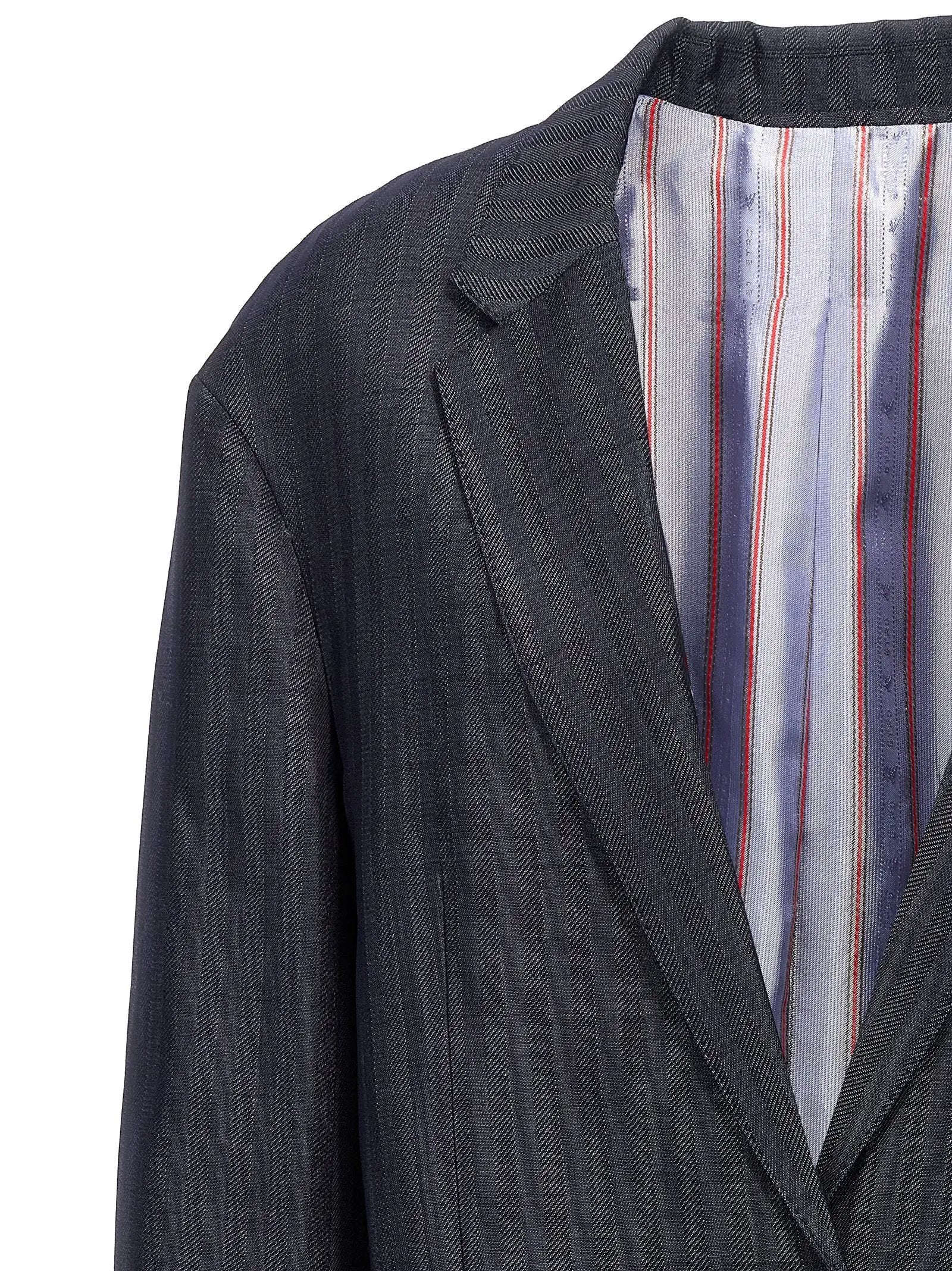 Etro Blue Wool Blazer