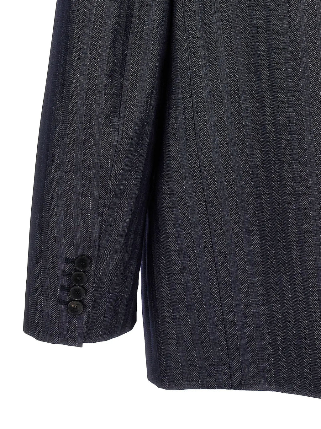 Etro Blue Wool Blazer