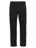 Department 5 Black Cotton Casual Pants