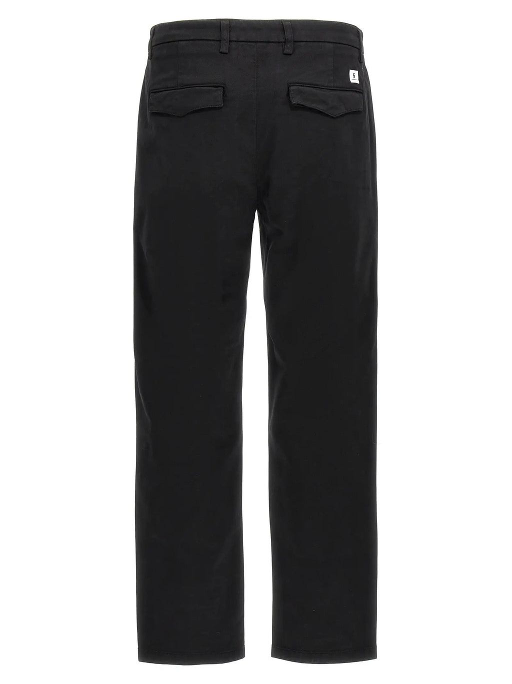 Department 5 Black Cotton Casual Pants