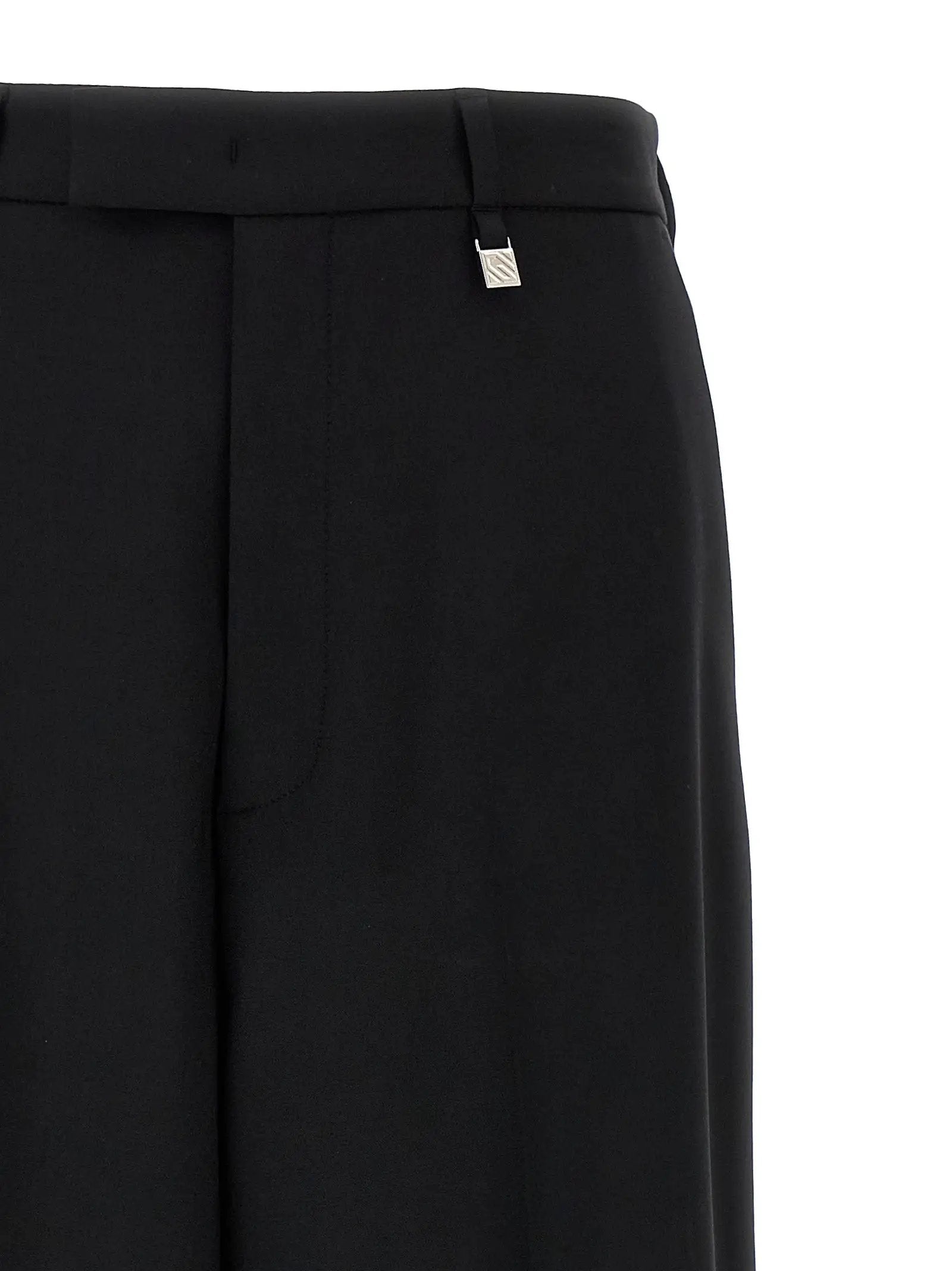 Giuseppe Di Morabito Giuseppe Di Morabito Black Virgin Wool Casual Pants