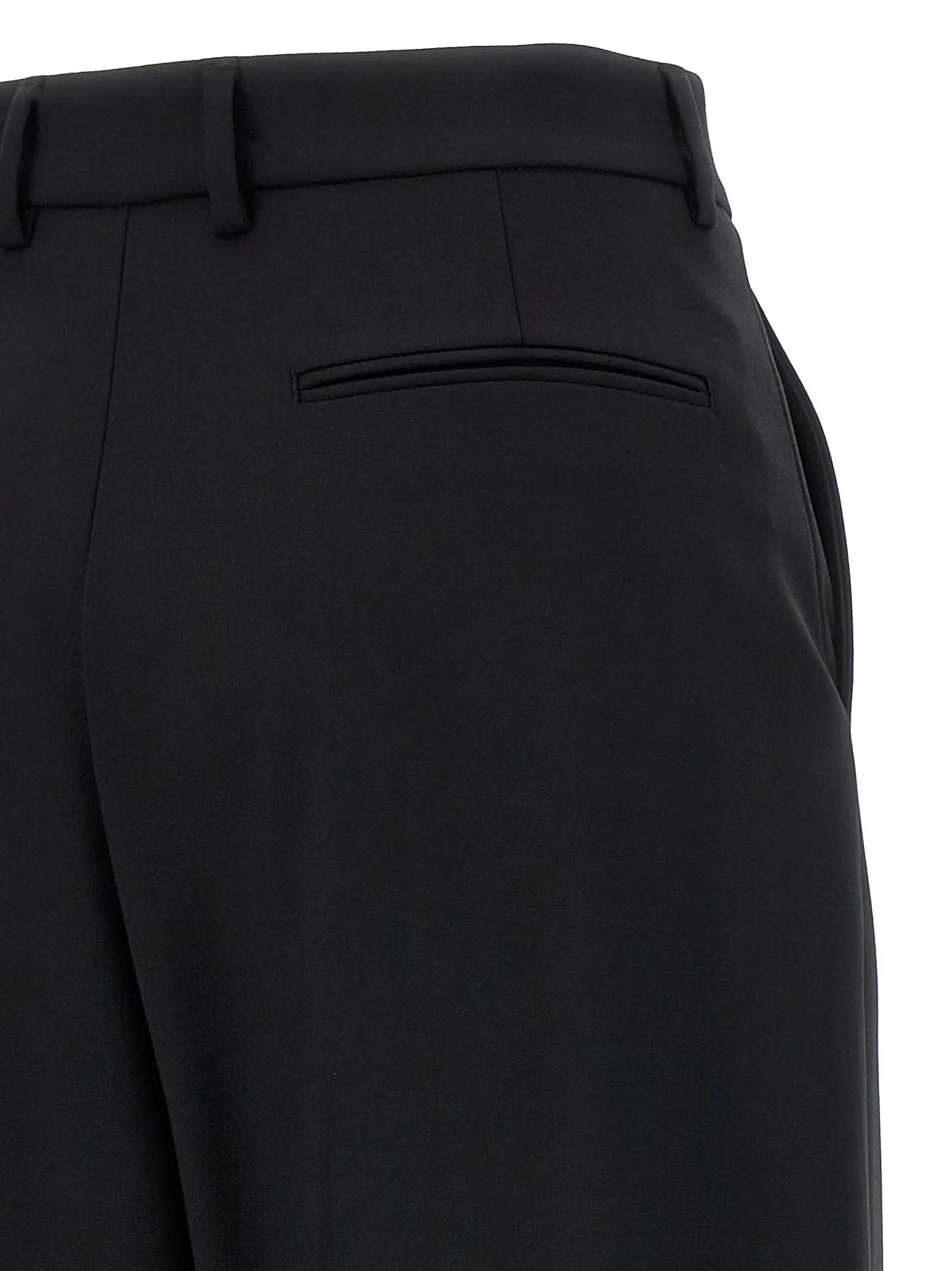 Giuseppe Di Morabito Giuseppe Di Morabito Black Virgin Wool Casual Pants