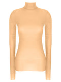 Jil Sander Multicolor Silk Turtleneck