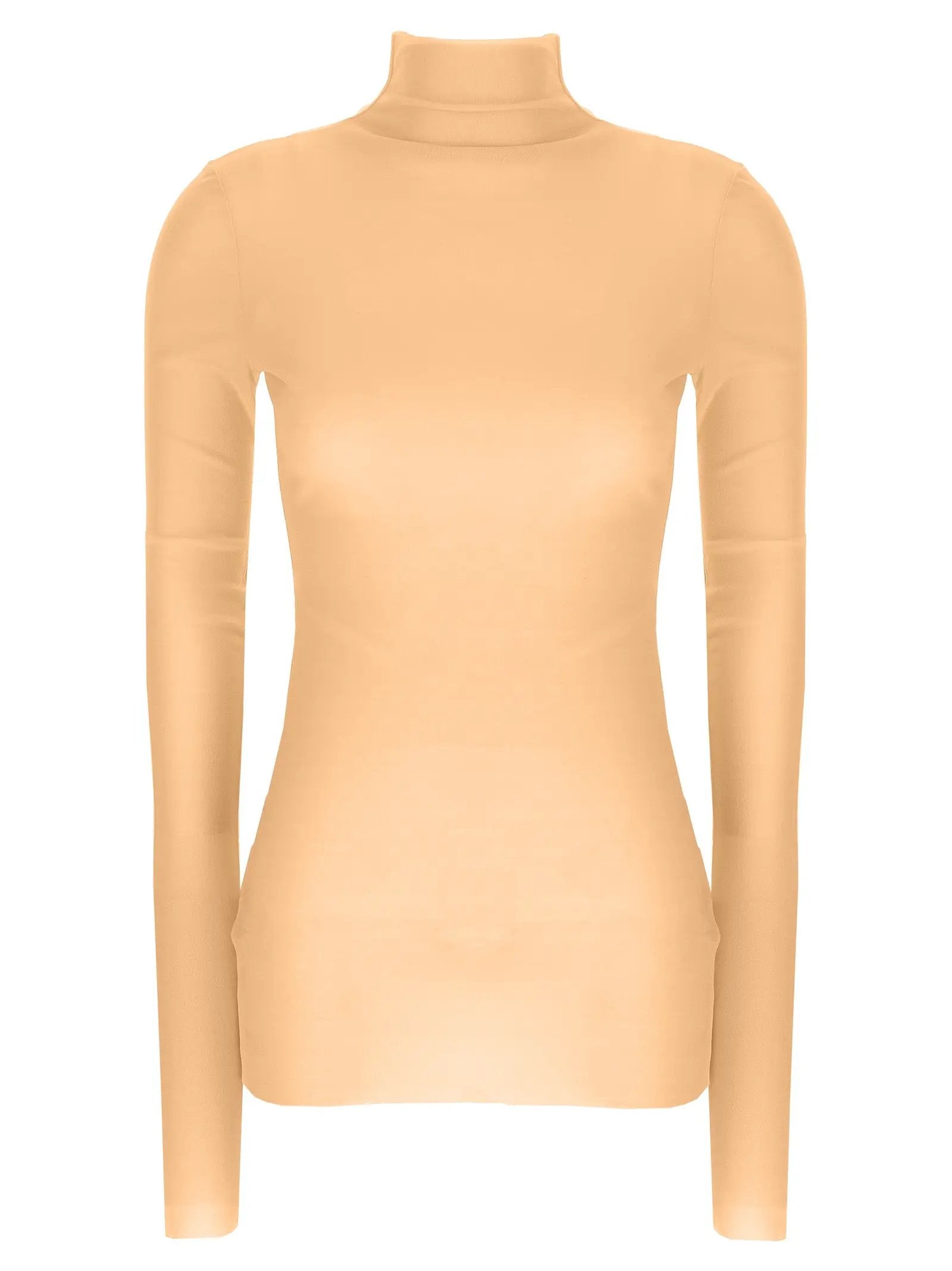 Jil Sander Multicolor Silk Turtleneck