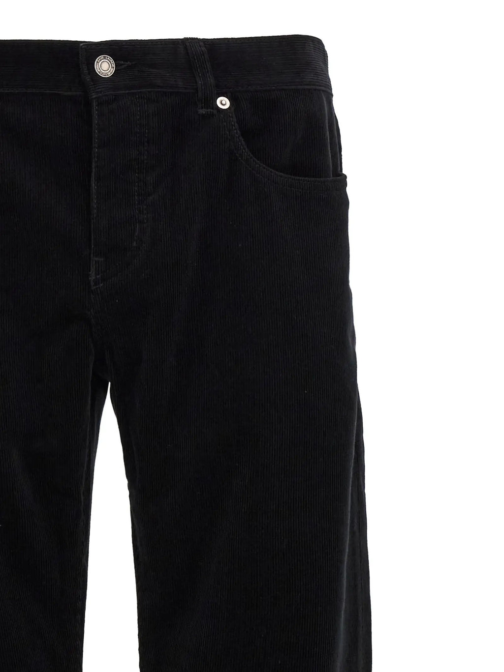 Saint Laurent Black Cotton Casual Pants