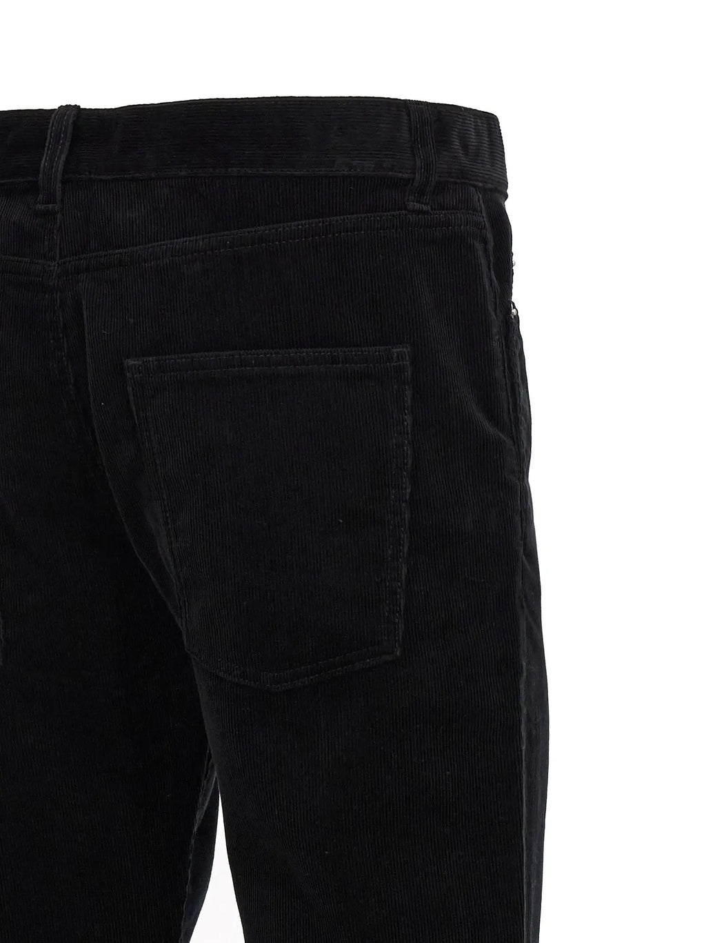 Saint Laurent Black Cotton Casual Pants