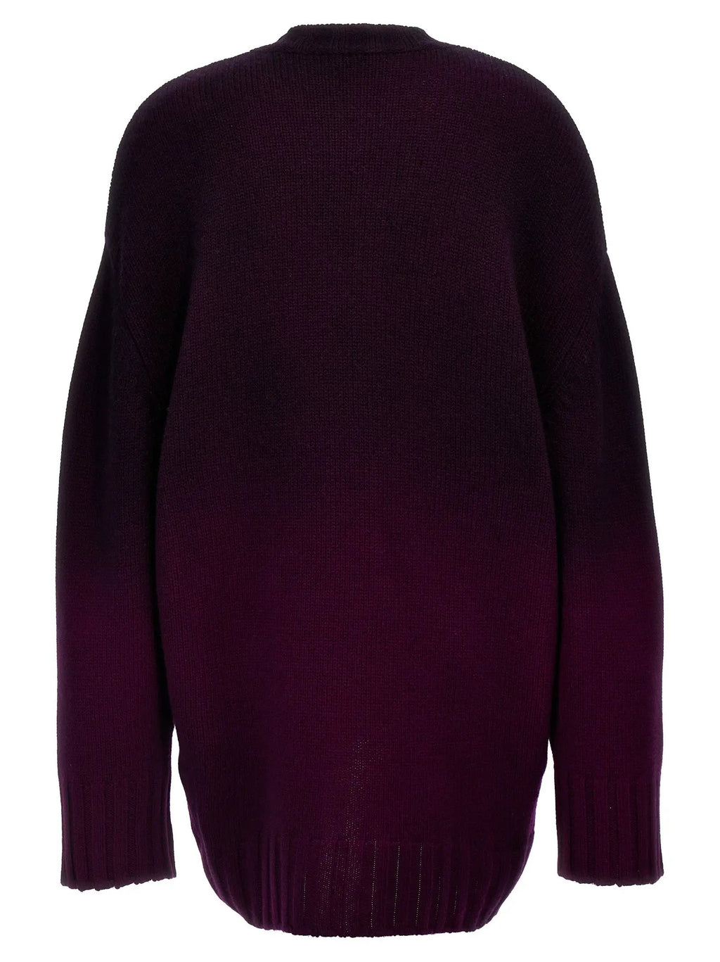The Attico Purple Wool Short Dress