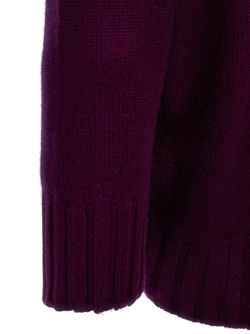 The Attico Purple Wool Short Dress