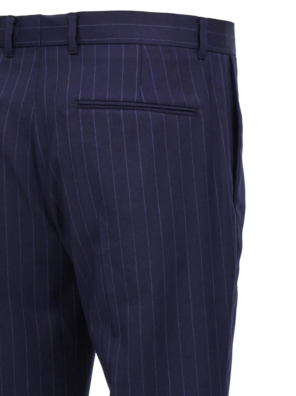 Givenchy Blue Wool Dress Pants
