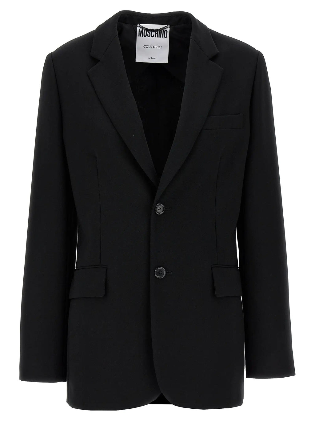 Moschino Black Polyester Blazer