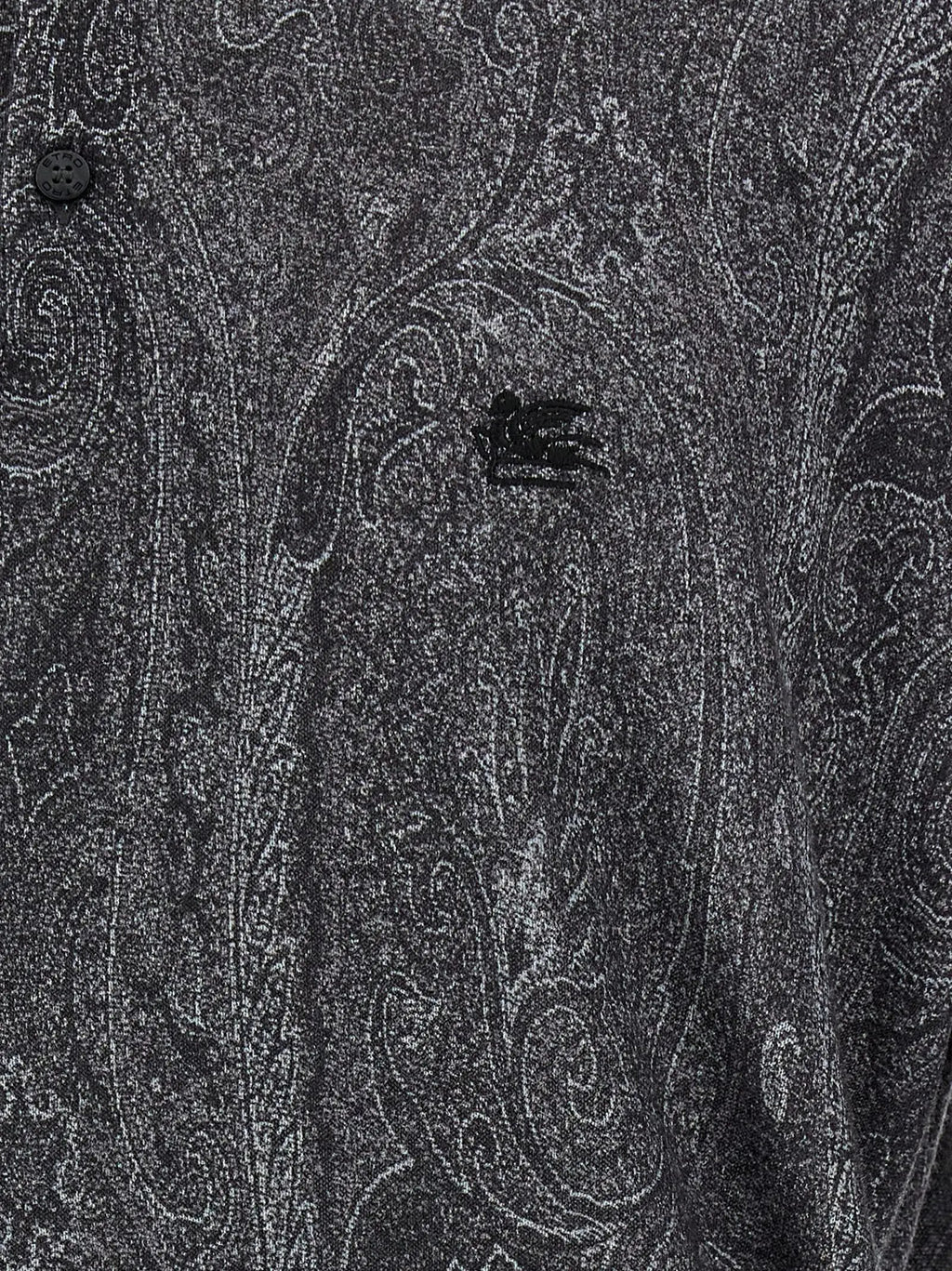 Etro Multicolor Silk Polo Shirt