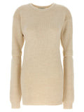 Lemaire White Acetate Short Dress