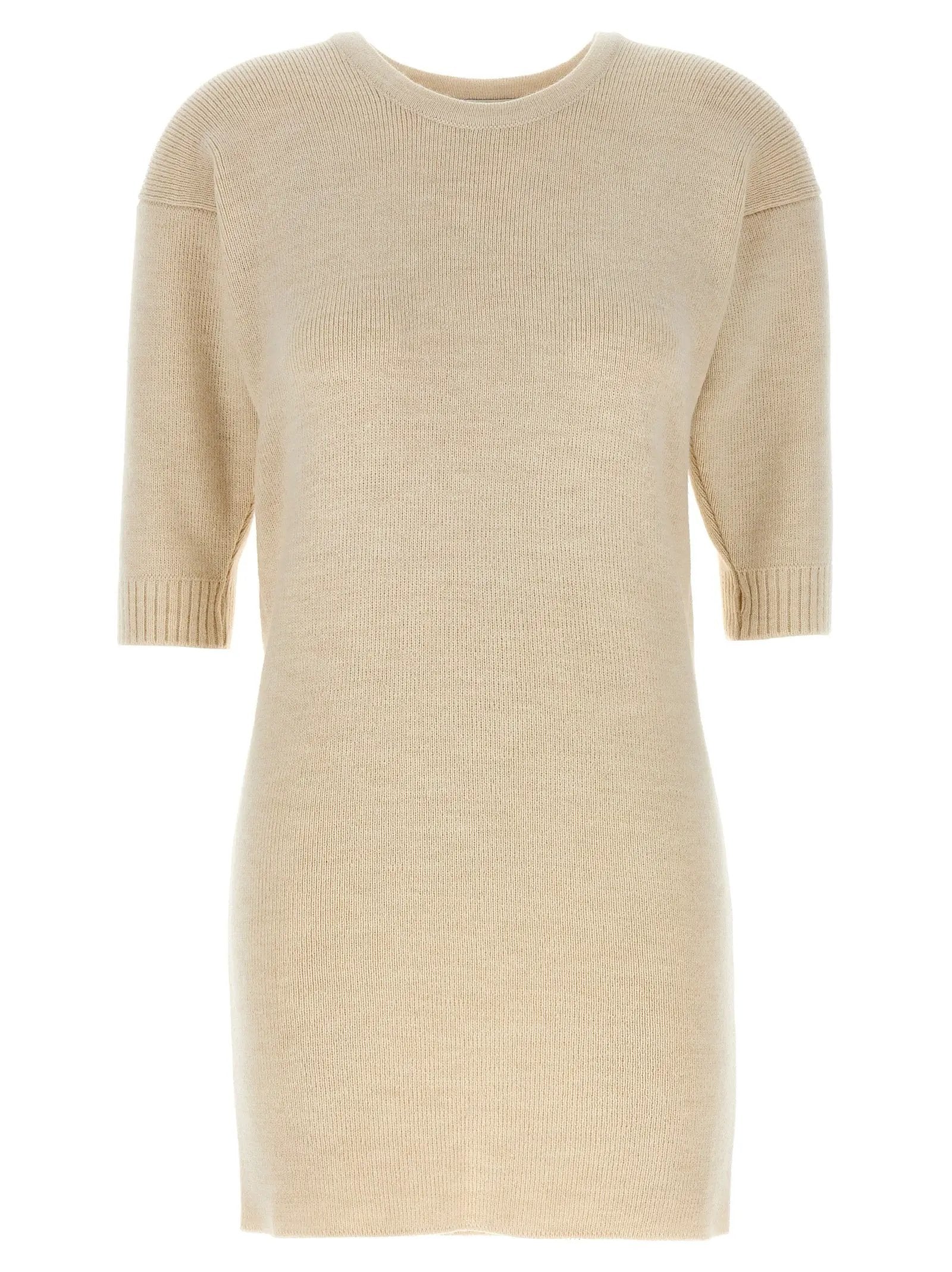 Lemaire White Acetate Short Dress