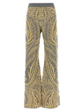 Etro Multicolor Wool Flared Pants