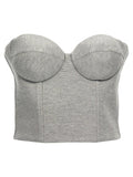 Giuseppe Di Morabito Giuseppe Di Morabito Gray Viscose Sleeveles T-Shirt