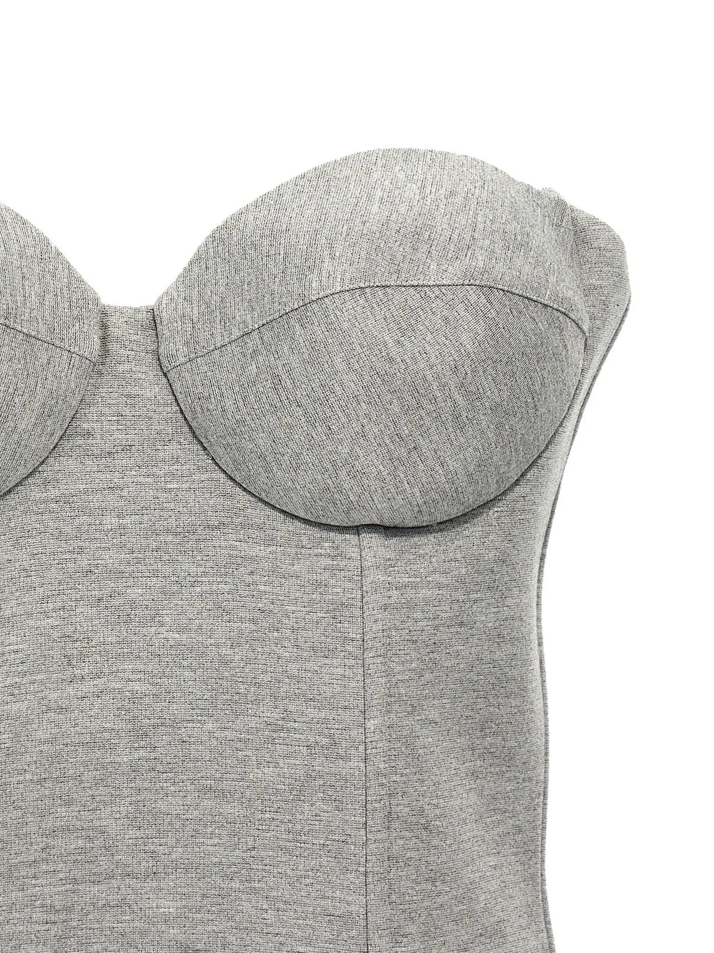Giuseppe Di Morabito Giuseppe Di Morabito Gray Viscose Sleeveles T-Shirt