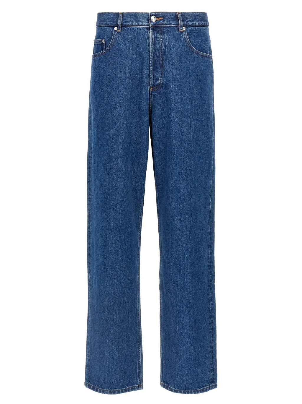 A.P.C. Blue Cotton Straight-Leg Jeans