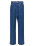 A.P.C. Blue Cotton Straight-Leg Jeans