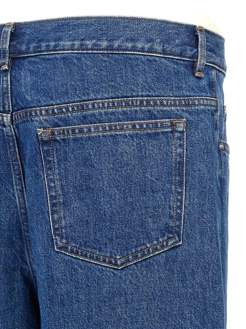 A.P.C. Blue Cotton Straight-Leg Jeans