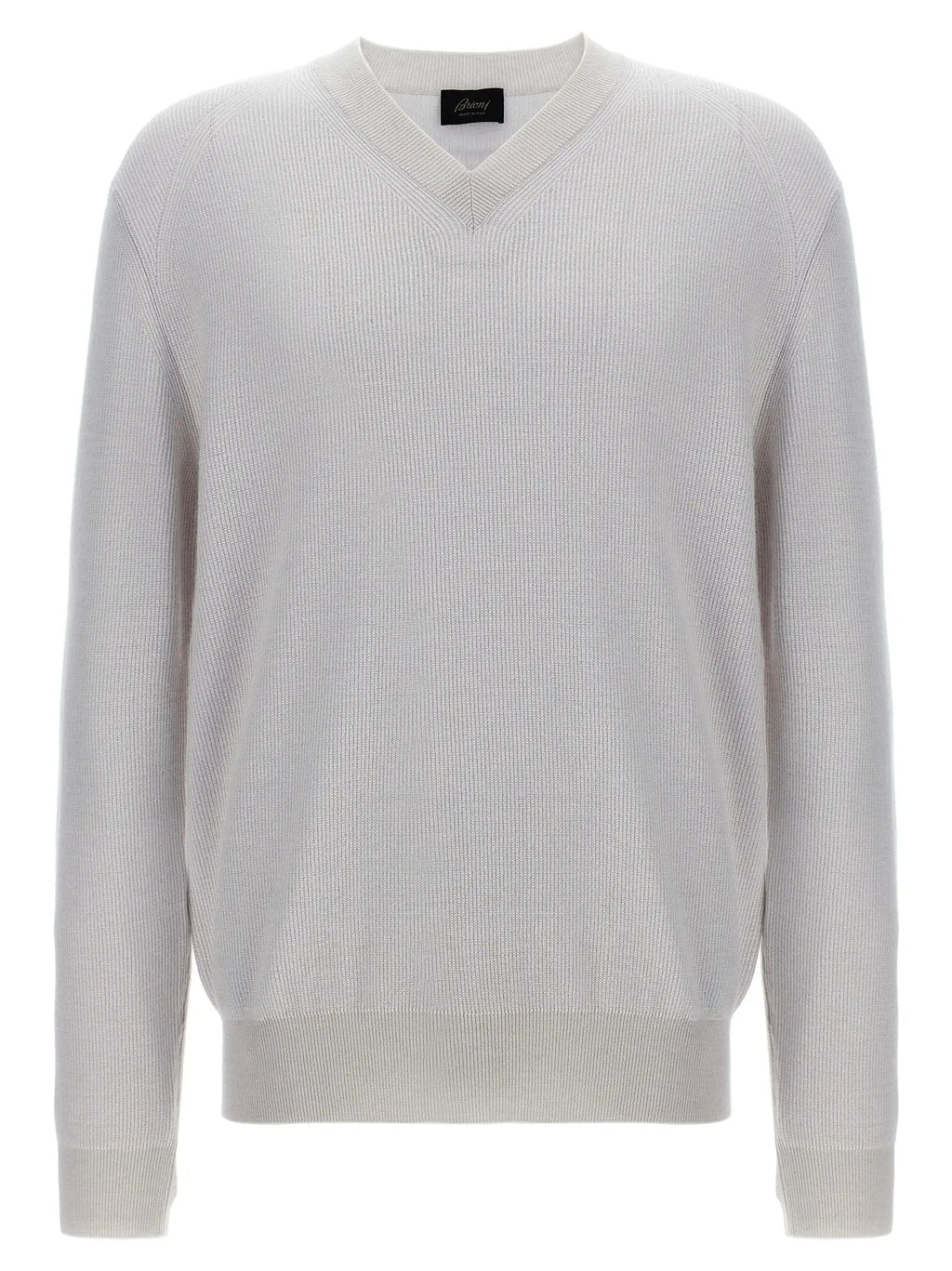 Brioni White Cashmere Cardigan