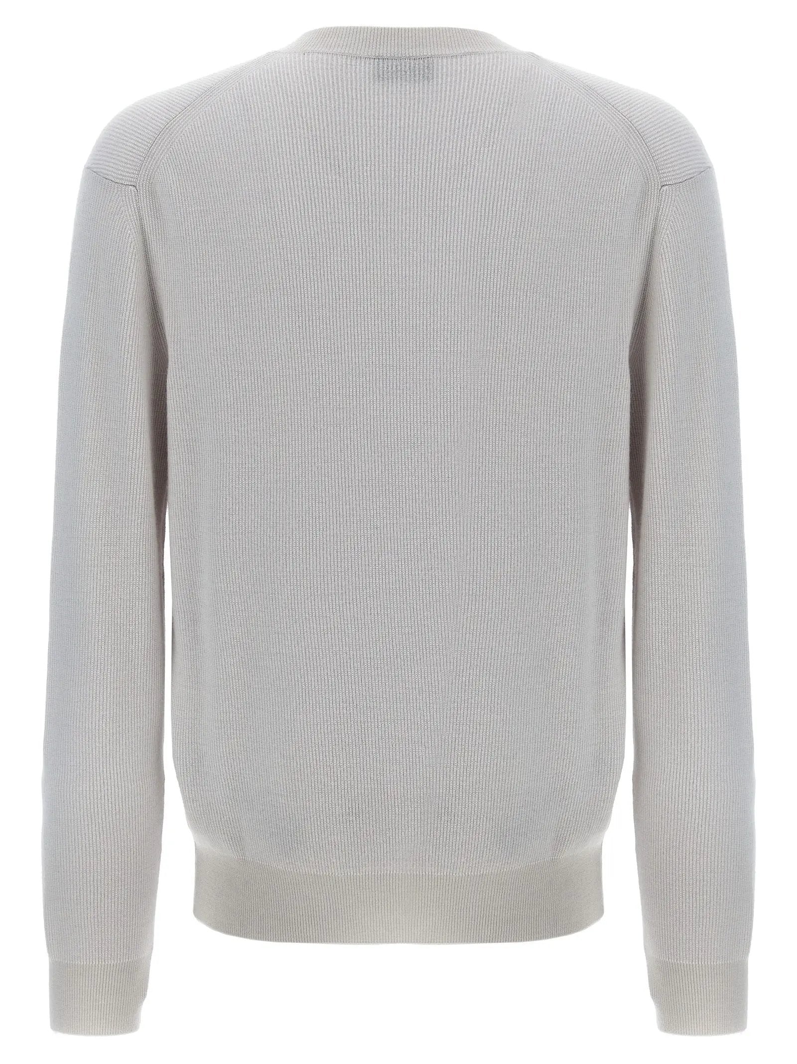 Brioni White Cashmere Cardigan