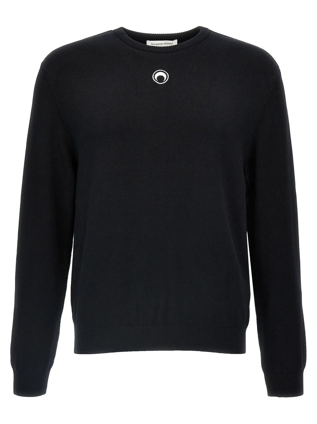Marine Serre Black Viscose Cardigan