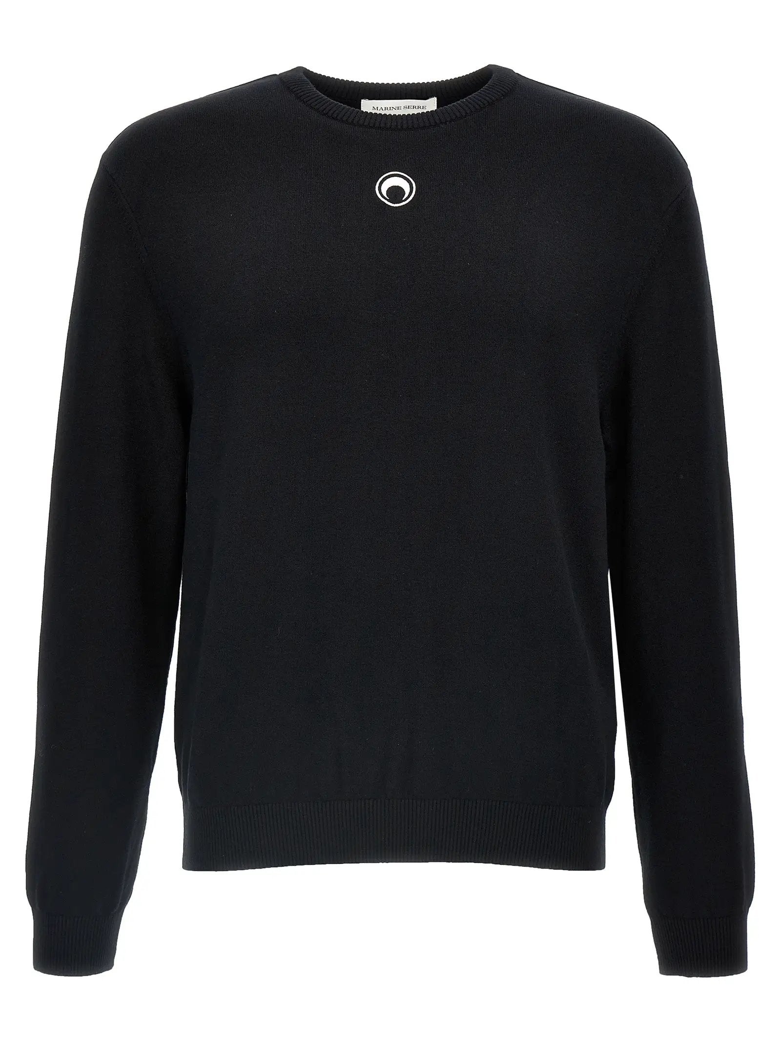 Marine Serre Black Viscose Cardigan