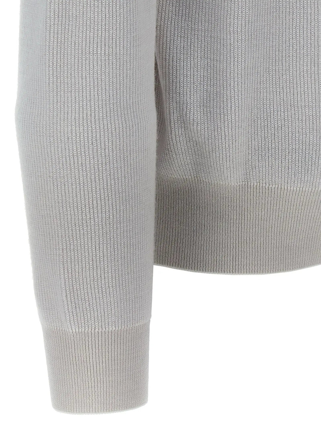 Brioni White Cashmere Cardigan