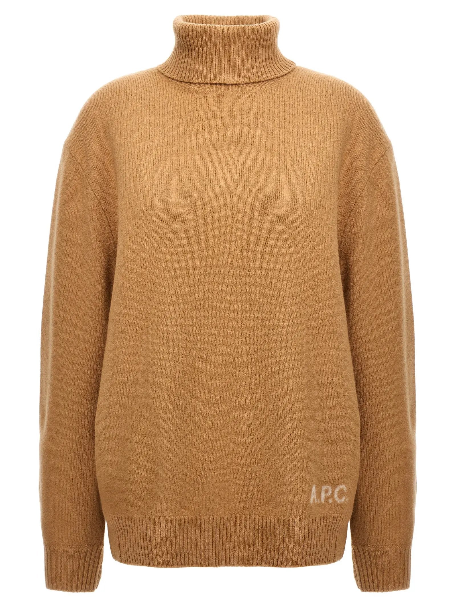 A.P.C. Beige Virgin Wool Cardigan