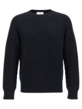 MA'RY'YA Black Wool Cardigan