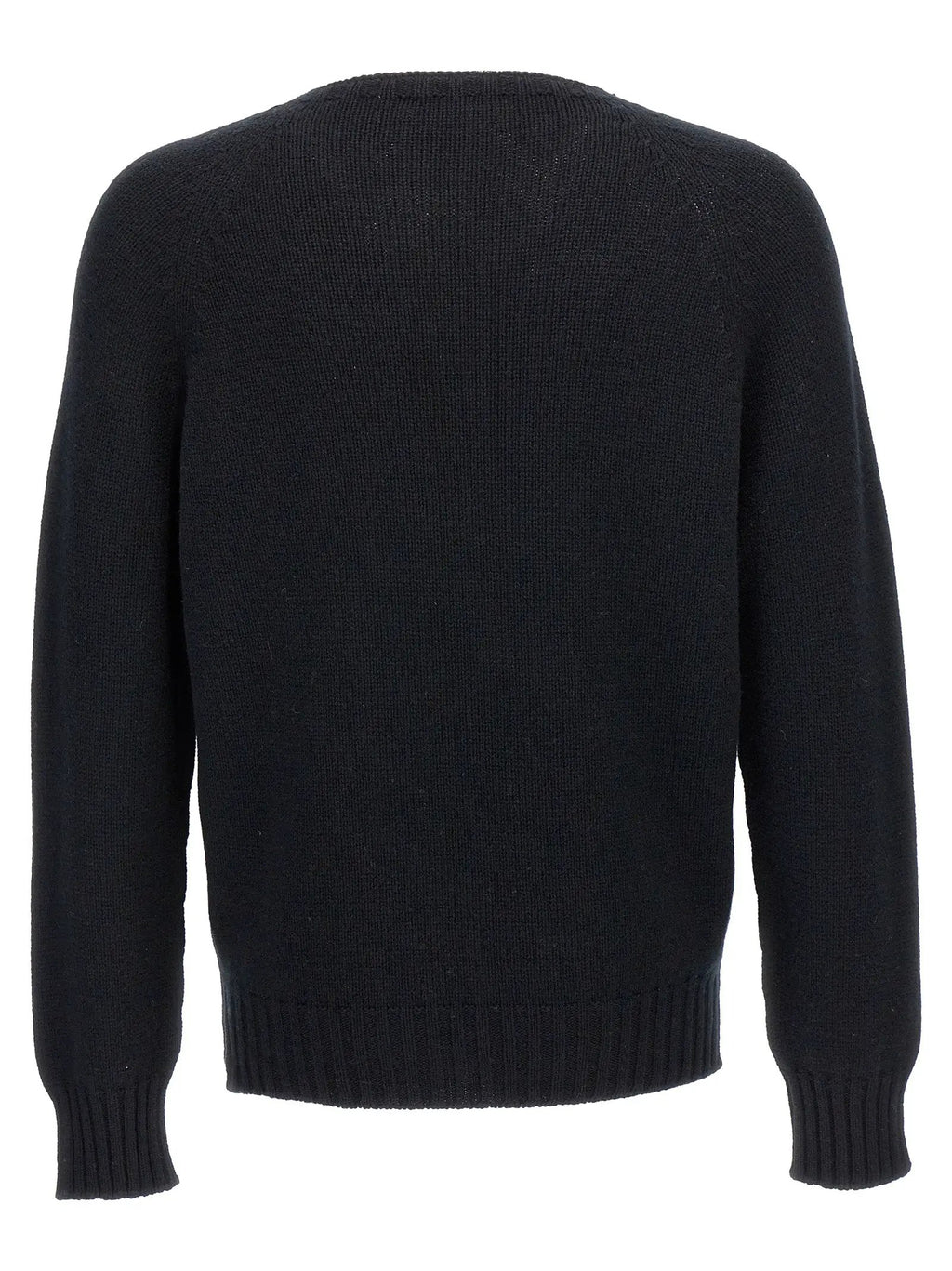 MA'RY'YA Black Wool Cardigan
