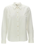 Tory Burch White Cotton Blouse