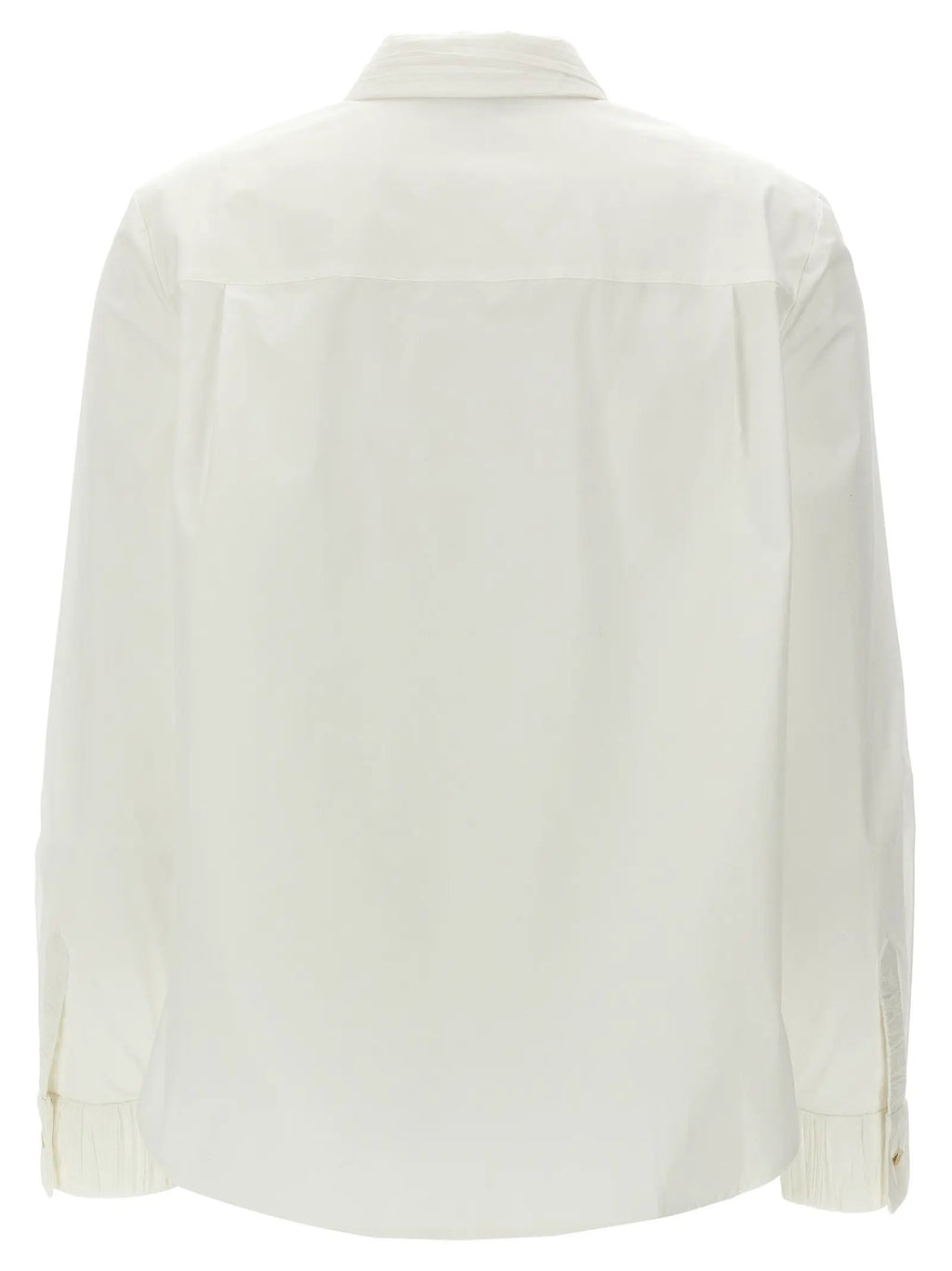Tory Burch White Cotton Blouse
