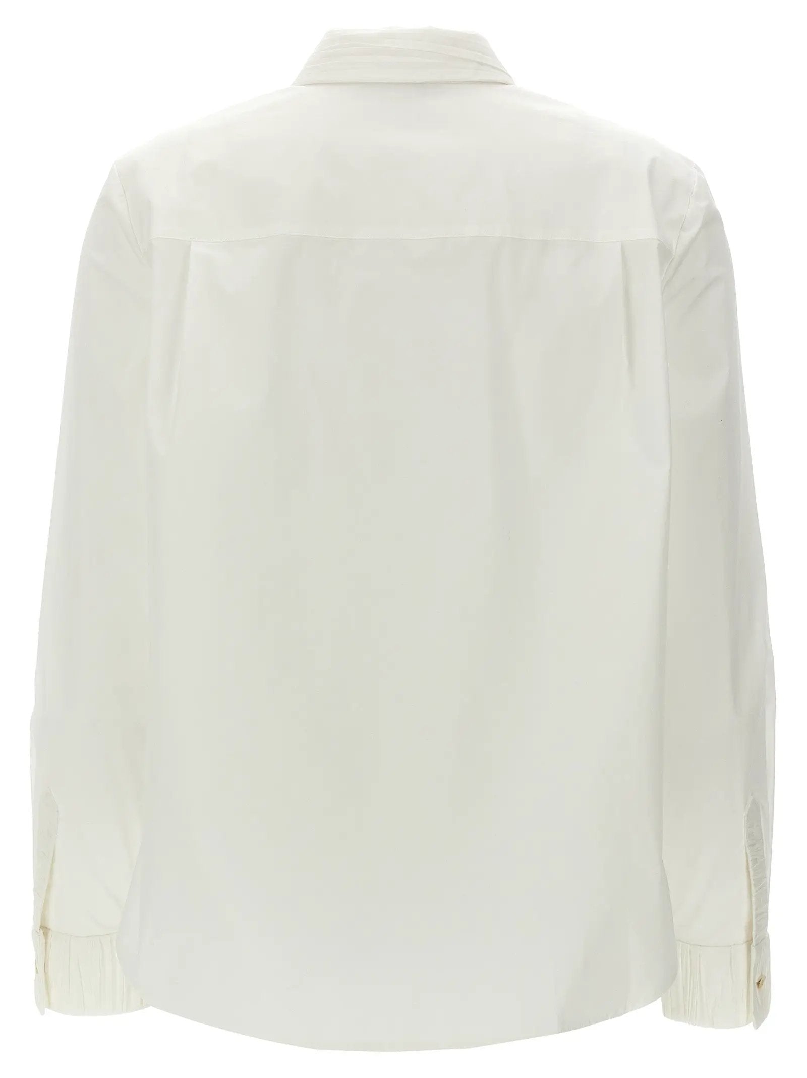 Tory Burch White Cotton Blouse