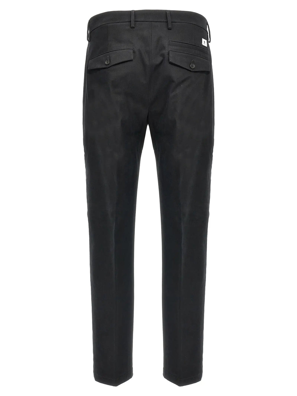 Department 5 Black Cotton Casual Pants