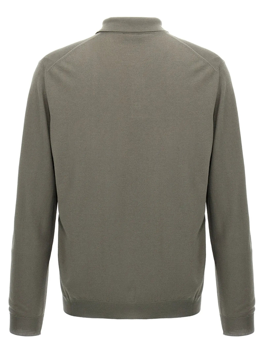 ZANONE Gray Virgin Wool Polo Shirt