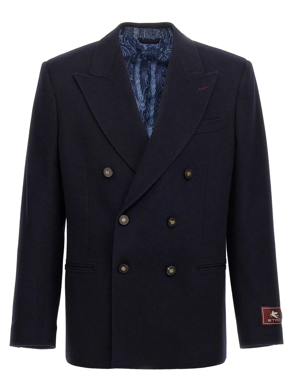 Etro Blue Cashmere Blazer