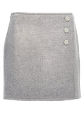 Tory Burch Gray Wool Long Skirt
