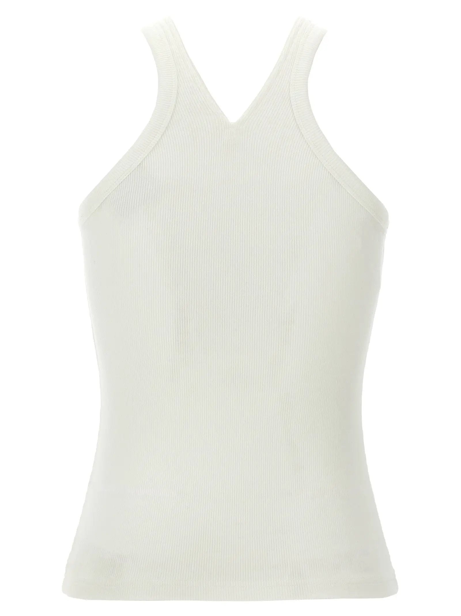 Courrèges White Cotton Tank Tops