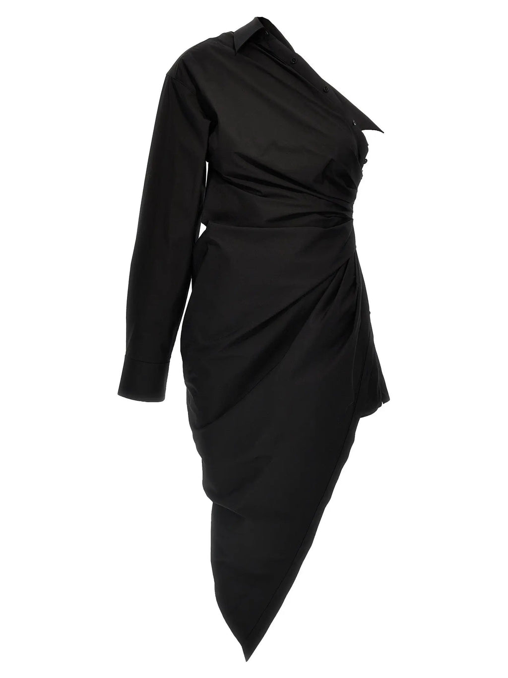 Alexander Wang Black Cotton Short Dress