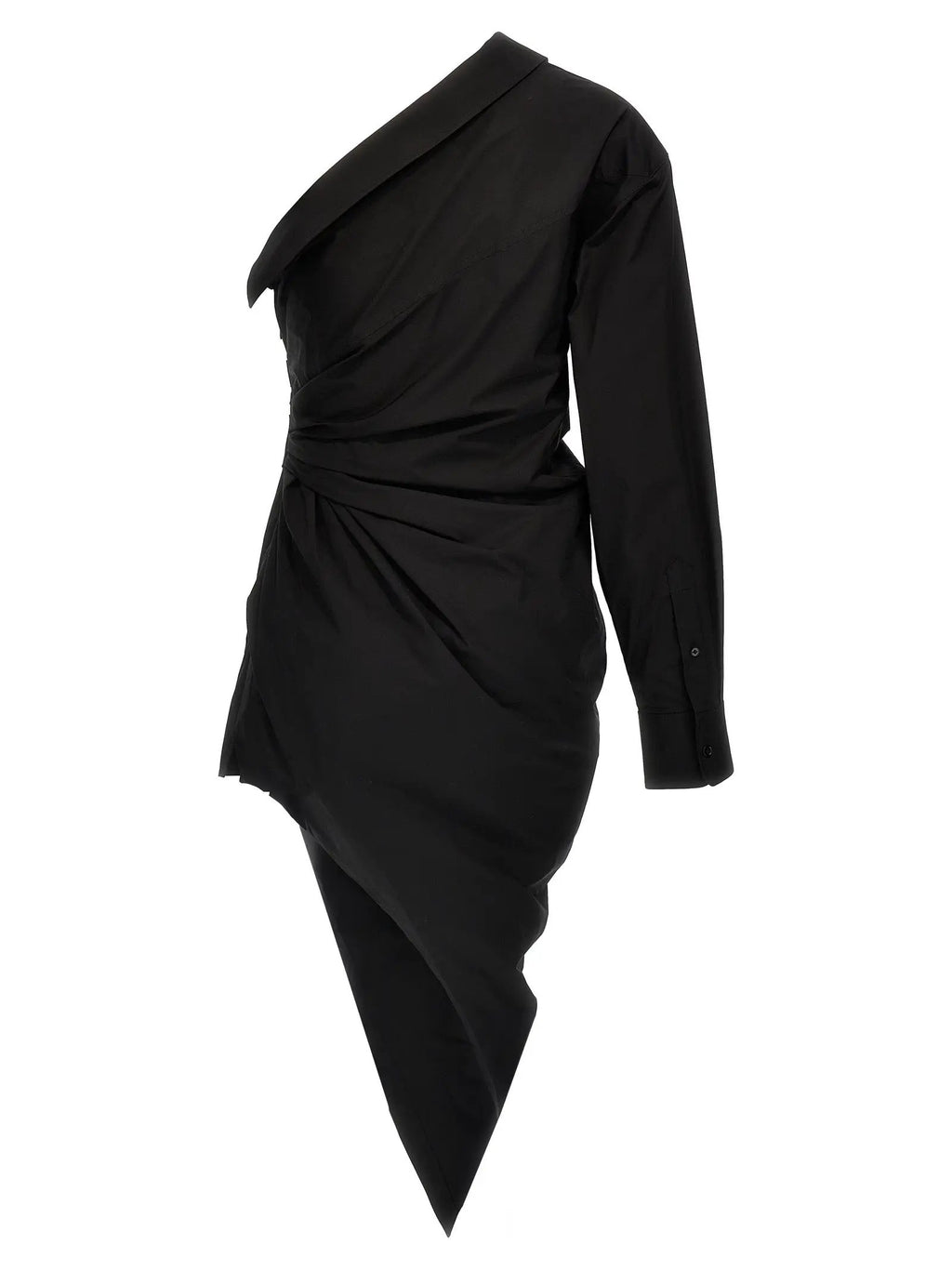 Alexander Wang Black Cotton Short Dress