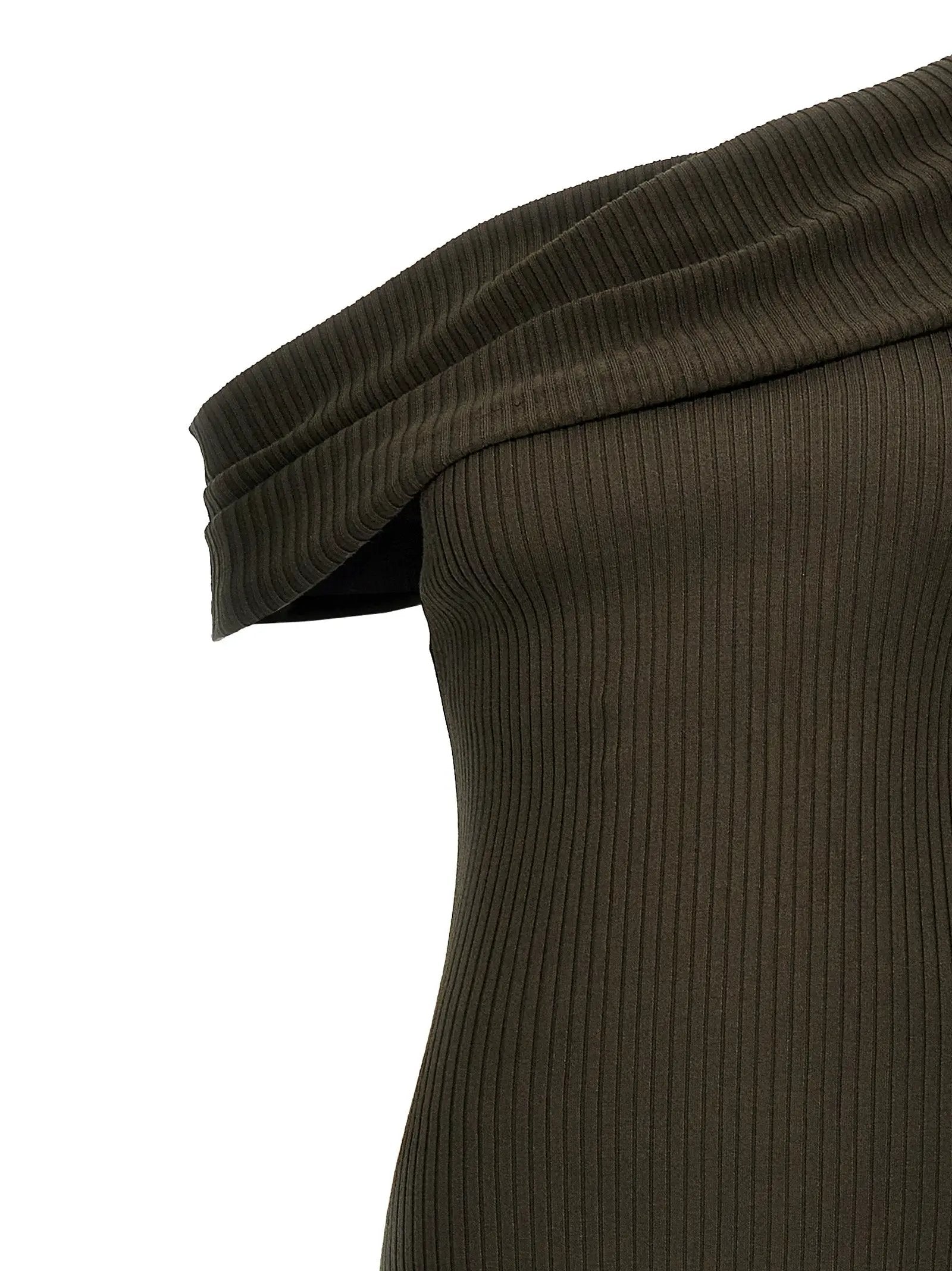 Courrèges Brown Viscose Long Dress