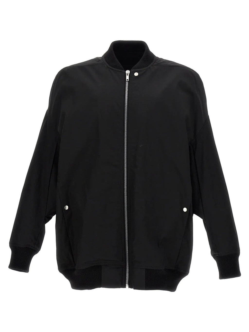 Rick Owens Black Nylon Bomber