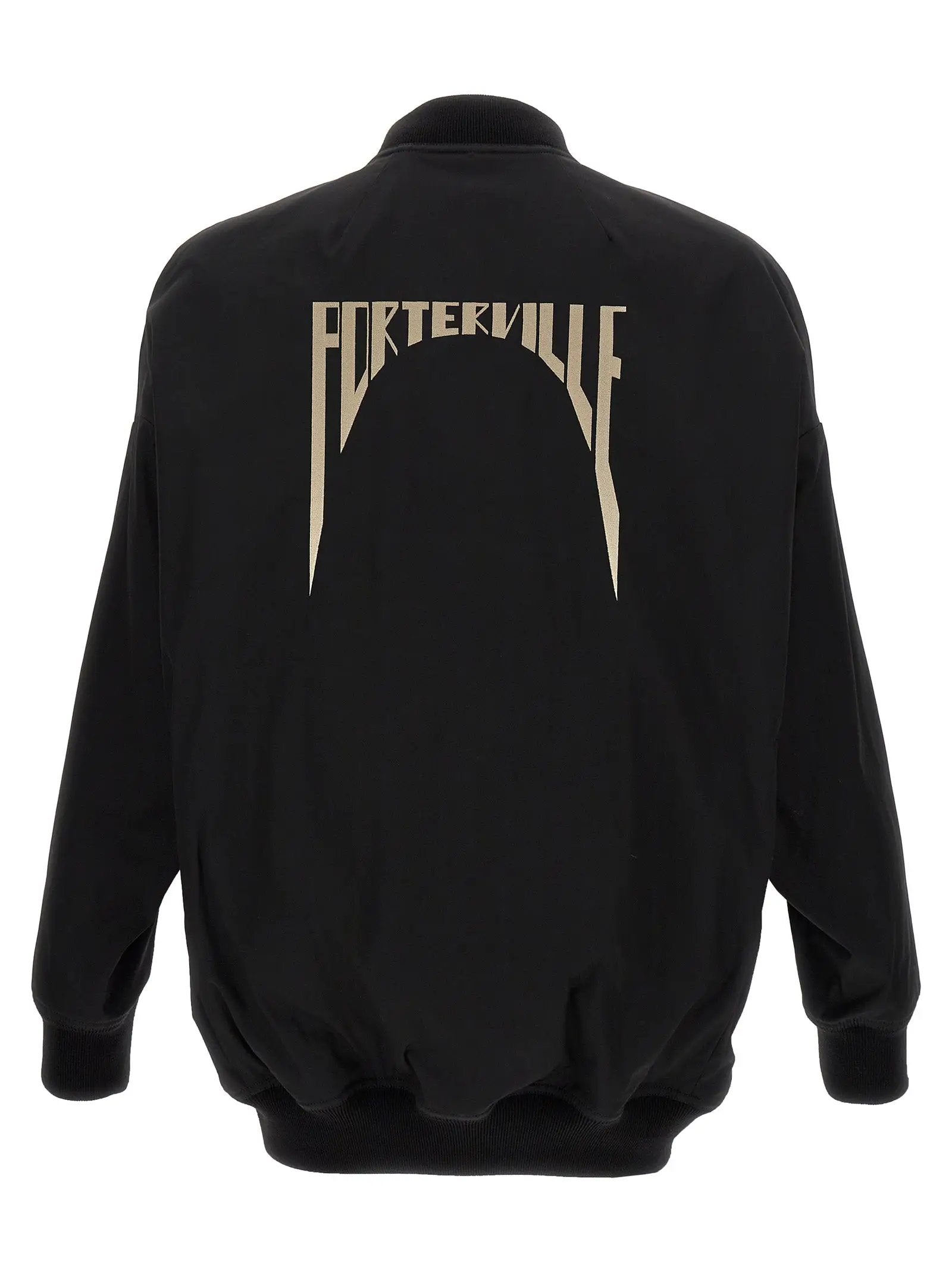 Rick Owens Black Nylon Bomber