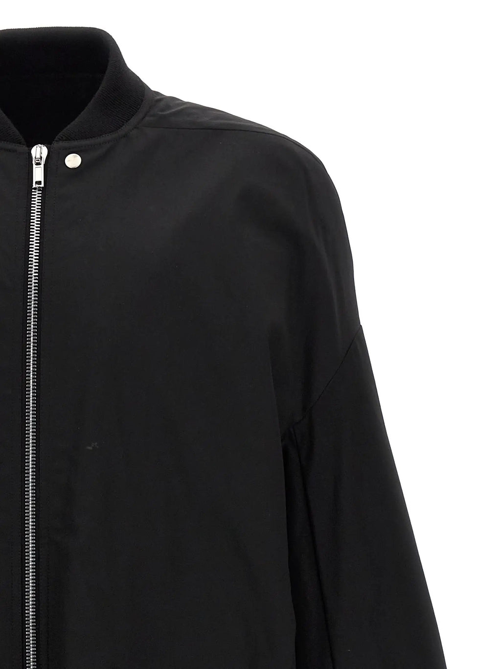 Rick Owens Black Nylon Bomber