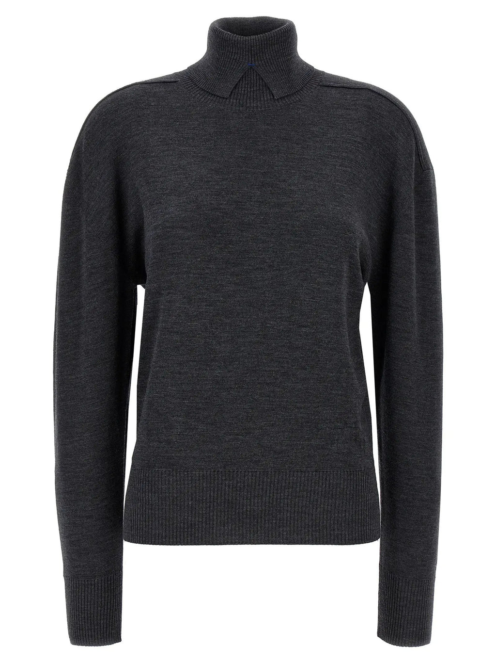 Burberry Gray Wool Cardigan