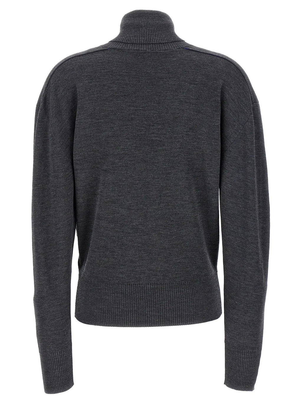 Burberry Gray Wool Cardigan