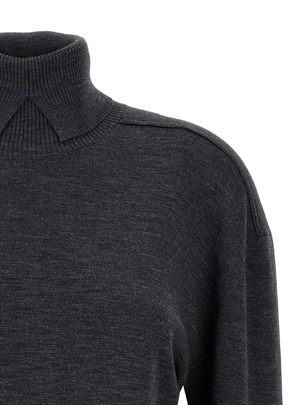 Burberry Gray Wool Cardigan