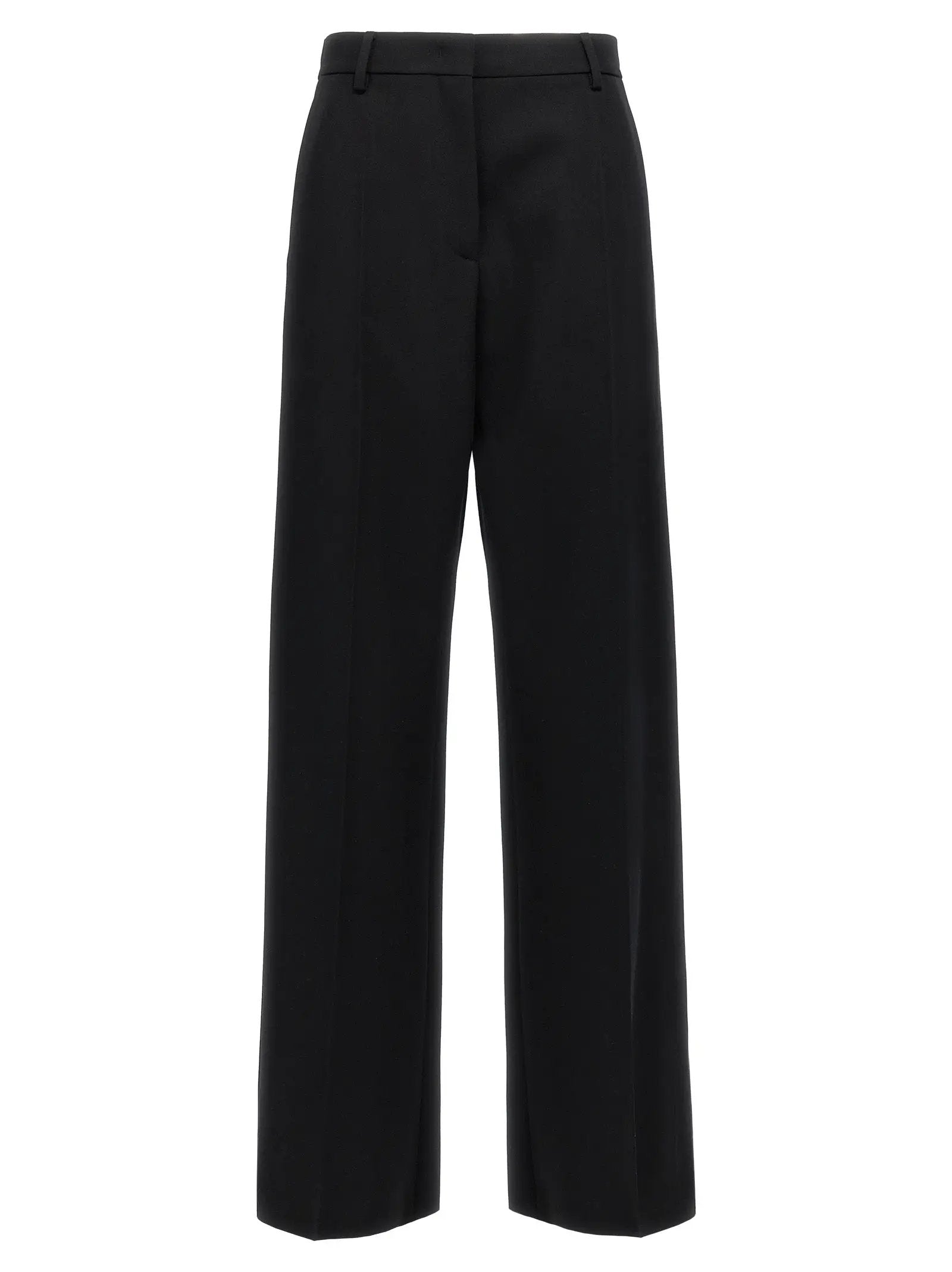 Valentino Garavani Black Virgin Wool Dress Pants