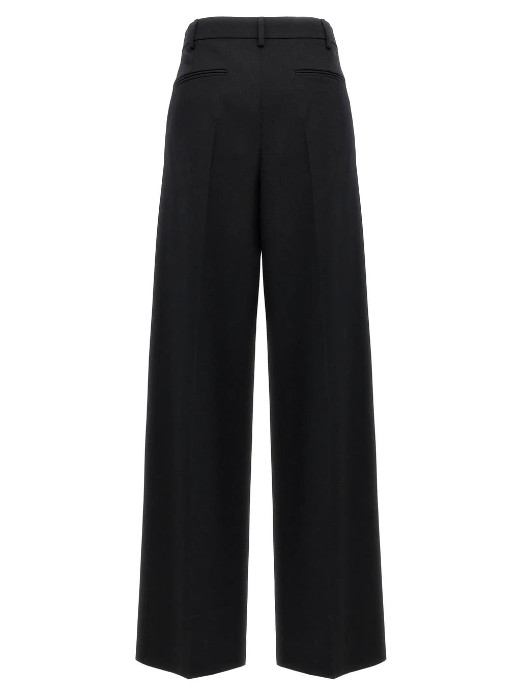 Valentino Garavani Black Virgin Wool Dress Pants